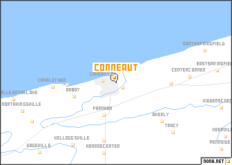 map of Conneaut