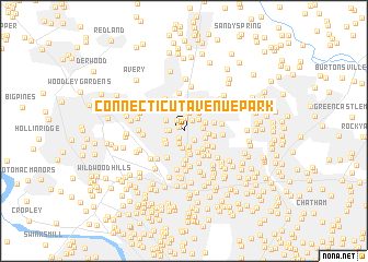 map of Connecticut Avenue Park