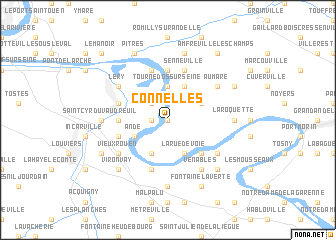 map of Connelles