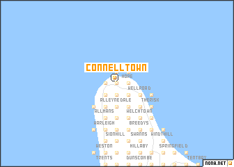 map of Connell Town