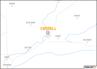 map of Connell