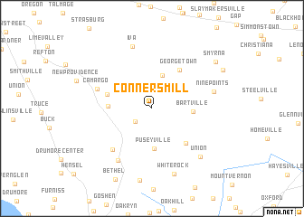 map of Conners Mill