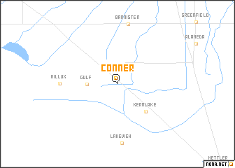 map of Conner