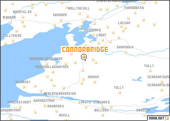 map of Connor Bridge