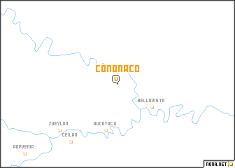 map of Cononaco