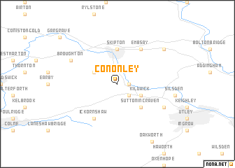 map of Cononley