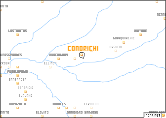 map of Conorichi