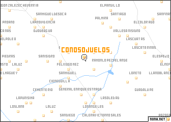 map of Conos Ojuelos