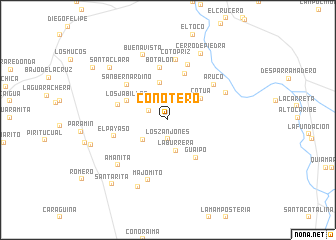 map of Conotero