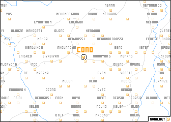 map of Cono
