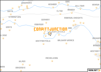 map of Conpitt Junction