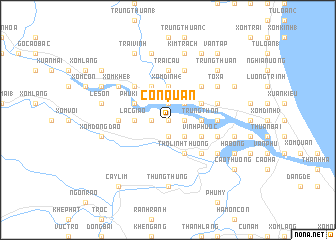 map of Cồn Quan