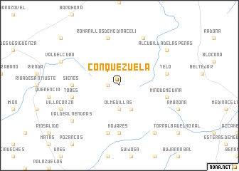 map of Conquezuela