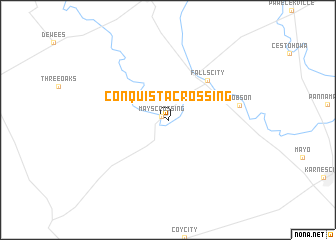 map of Conquista Crossing