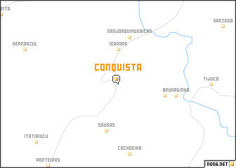 map of Conquista