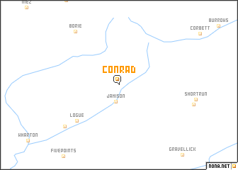 map of Conrad