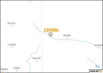 map of Conrad