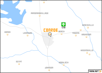 map of Conroe