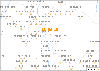 map of Consacá