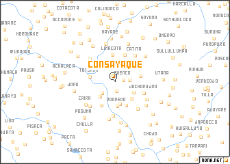 map of Consayaque