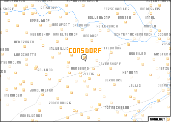 map of Consdorf