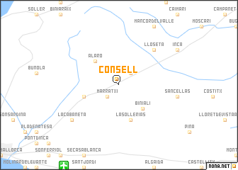 map of Consell