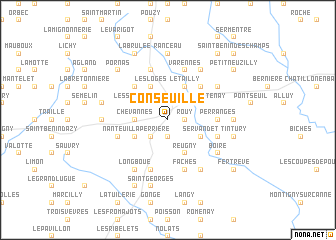 map of Conseuille