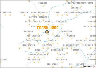 map of Consilvano