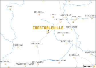 map of Constableville