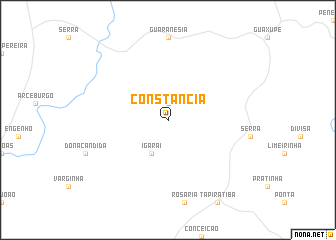map of Constância