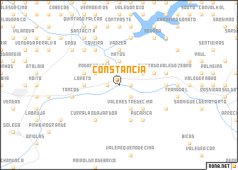 map of Constância