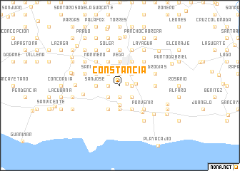 map of Constancia