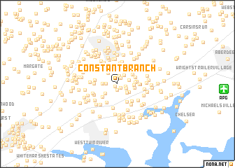 map of Constant Branch