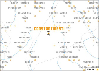 map of Constantineşti