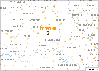 map of Consthum