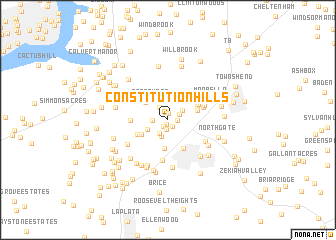 map of Constitution Hills