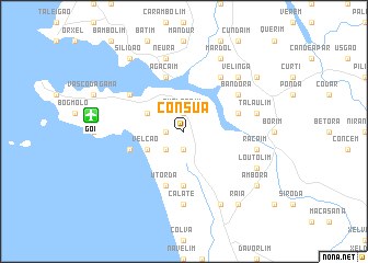 map of Consua