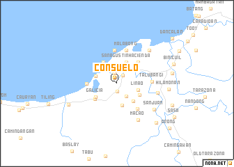 map of Consuelo