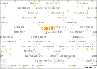 map of Contay