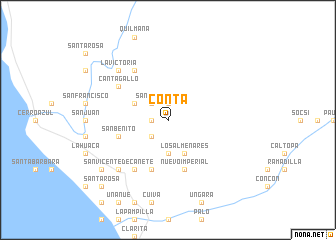 map of Conta