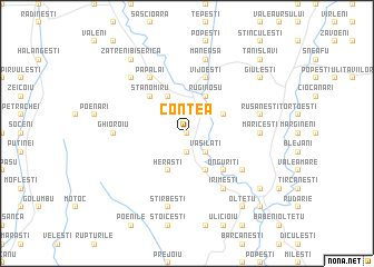 map of Contea