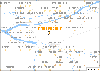 map of Contebault