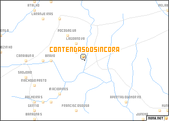 map of Contendas do Sincorá