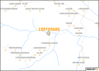 map of Contendas