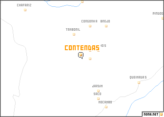 map of Contendas