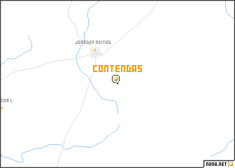 map of Contendas