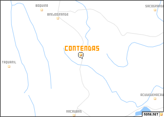 map of Contendas