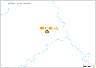 map of Contendas