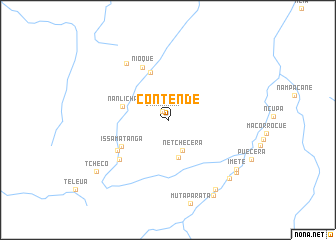 map of Contendê