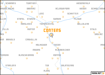map of Conters